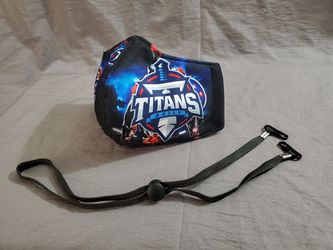 Tennessee Titans Face Mask & Lanyard set