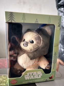 2025 Disney Cosbi Star Wars Ewok Plush Keychain Zephee 
