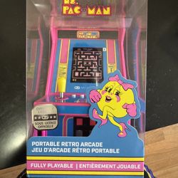 Ms. Pac-Man Portable Retro Arcade