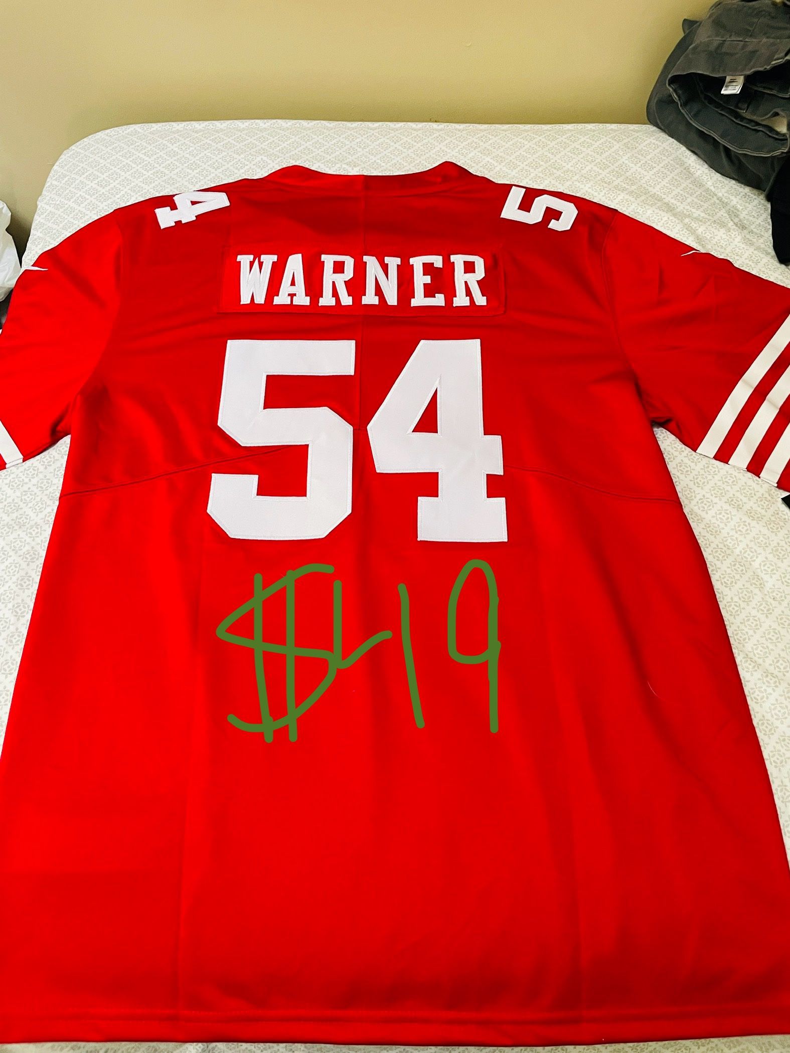 Perfect XMAS Gift!! Discounted NEW 49ers XL Jersey Fred Warner!