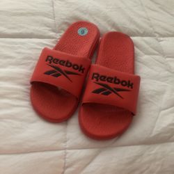 Brand New Reebok Red Slides