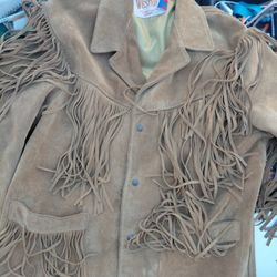  Authentic Schott Western Leather Coat