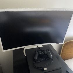 Ps4 with monitor 