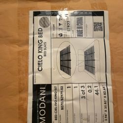 Brand New King Size Bed Slats, Modani – In Original Packaging