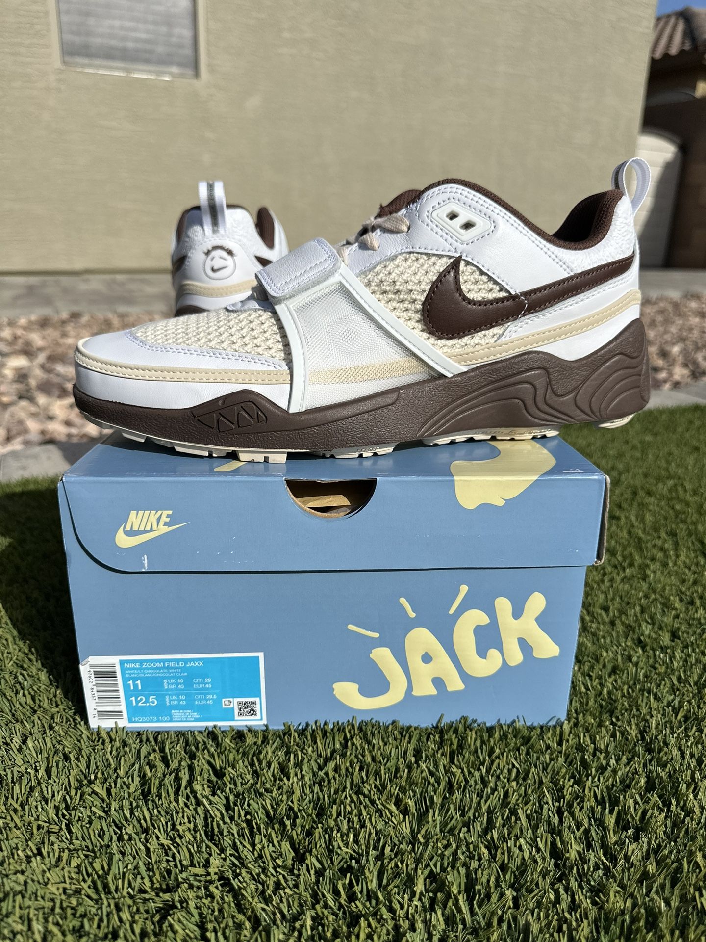 Nike Zoom Field Jaxx Travis Scott Light Chocolate NEW/SNKRS RECEIPT SIZE: 11 $185 FIRM ONLY! NO TRADES!