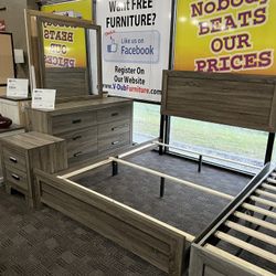 Brown Queen Bedroom Set 