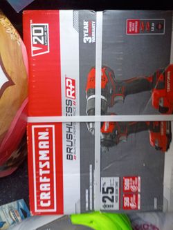 Craftsman 2 drill+2 batteries and charger