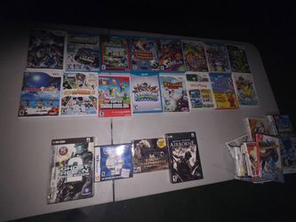 Mixed Lot of Nintendo Wii, Wii U, DS, and PC Games