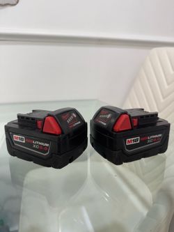Milwaukee M18 REDLITHIUM XC5.0 Battery Pack (Set of 2)