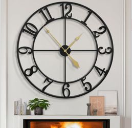 Large Decorative Wall Clock