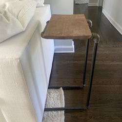 26” Set Of 2 Industrial Side Tables 