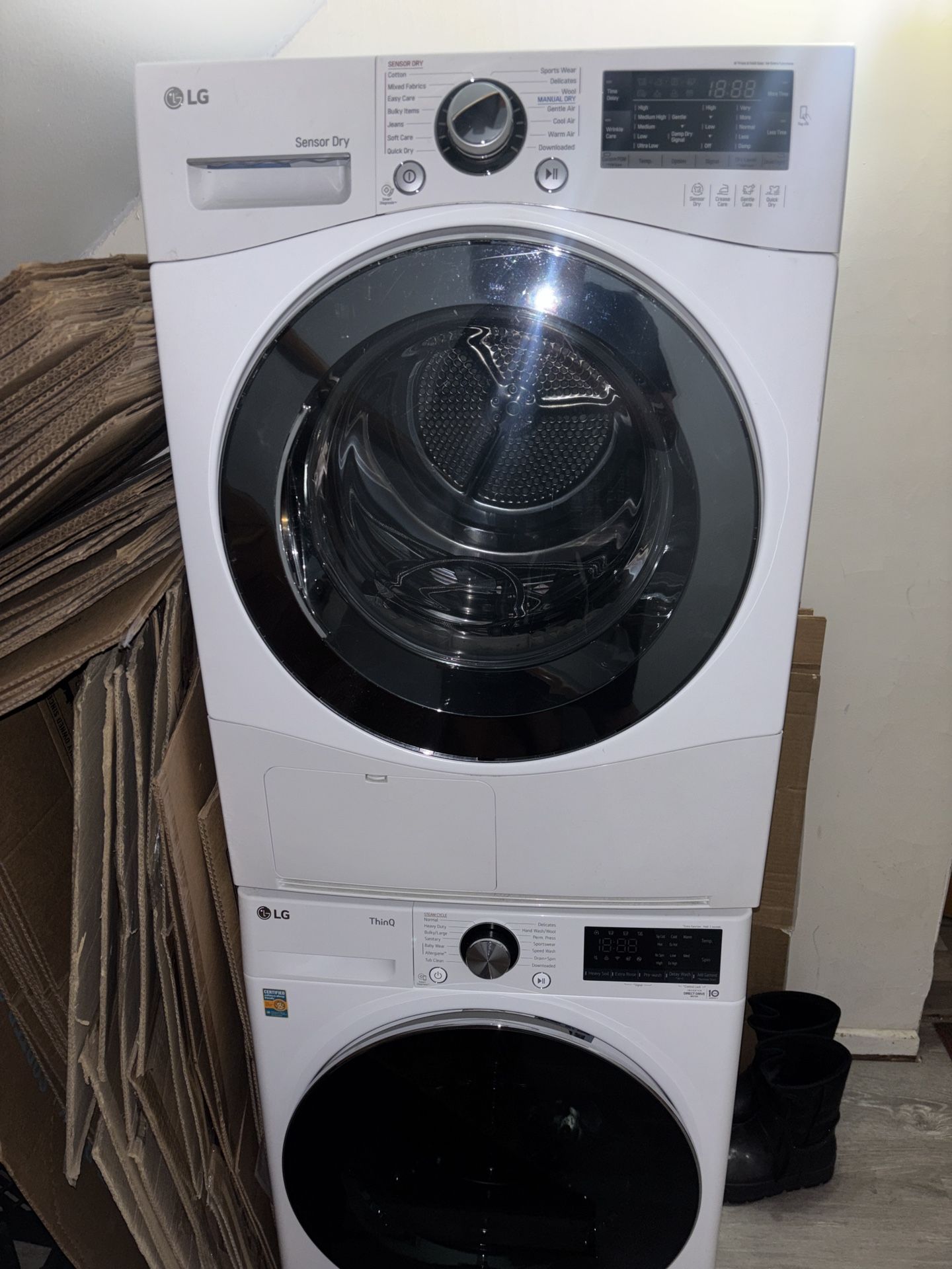 LG washer and dryer