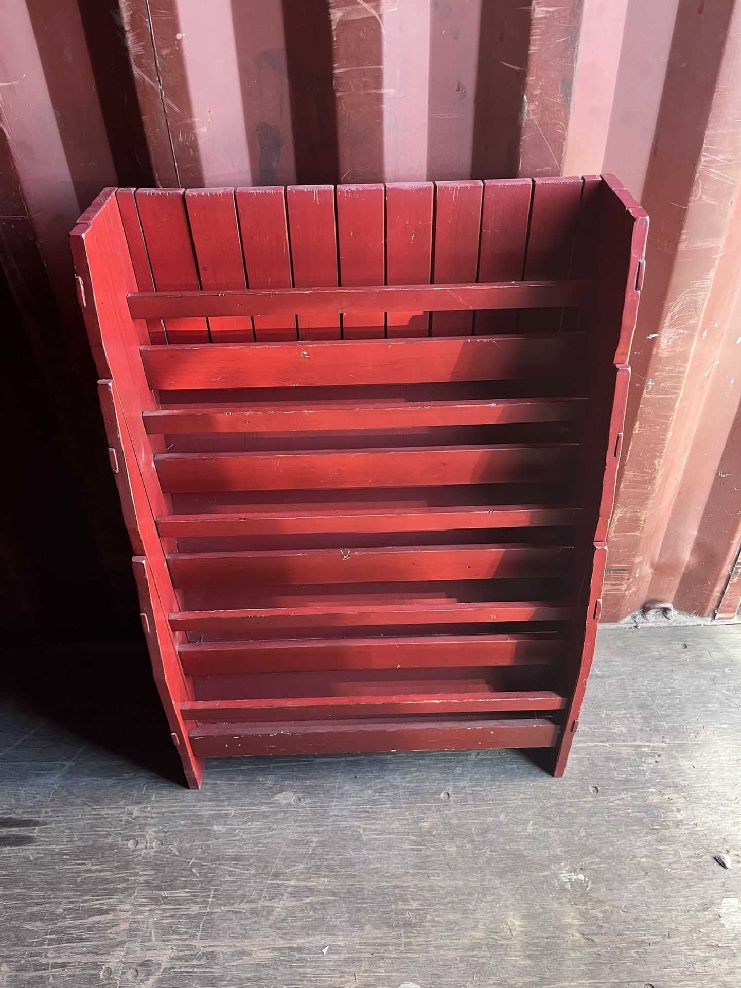 Pottery Barn Red Book Case 42” x 30” x 14”