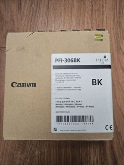 Canon PFI-306BK Black Ink Tank