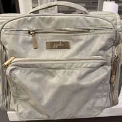 JUJUBE SATCHEL DIAPER BAG - HEATHER GREY