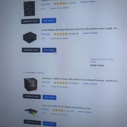 Selling The Ram And Motherboard And Cpu