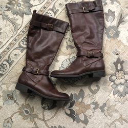 Women’s Bass Leather Boots Size 8