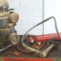 old school Kohler motor+ Auto body tools. 