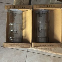 Glass Mugs (His &Hers)