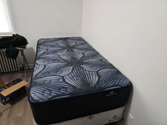 Serta perfectsleep twin mattress + metal frame