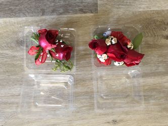 Corsage And Boutaniere. For Prom,