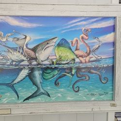 Steve Diossy Original Painting  Board Meeting 