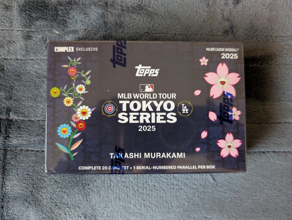 2025 Topps MLB World Tour Tokyo Series Takashi Murakami Hobby Box Dodgers Cub