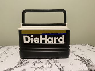  IGLOO DIEHARD Lunch Box Cooler Vintage Advertising Car Battery 