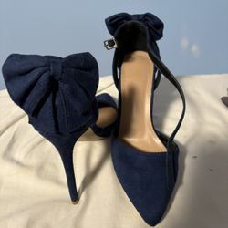 Red And Blue High Heels