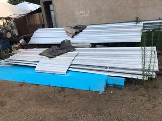 Metal structure or sheet metal