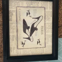 Vintage Paris Themed Wall Art