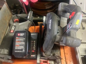 Porter Cable, Skil saw, and saws all combo