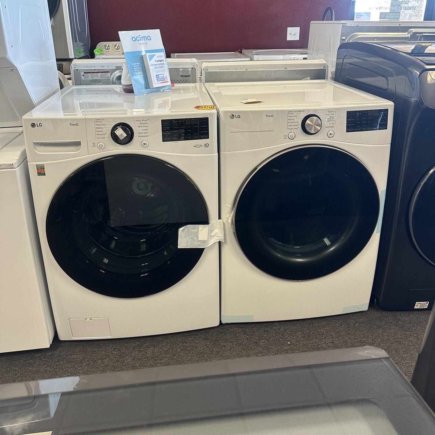 New Smart LG Washer And Electric Dryer