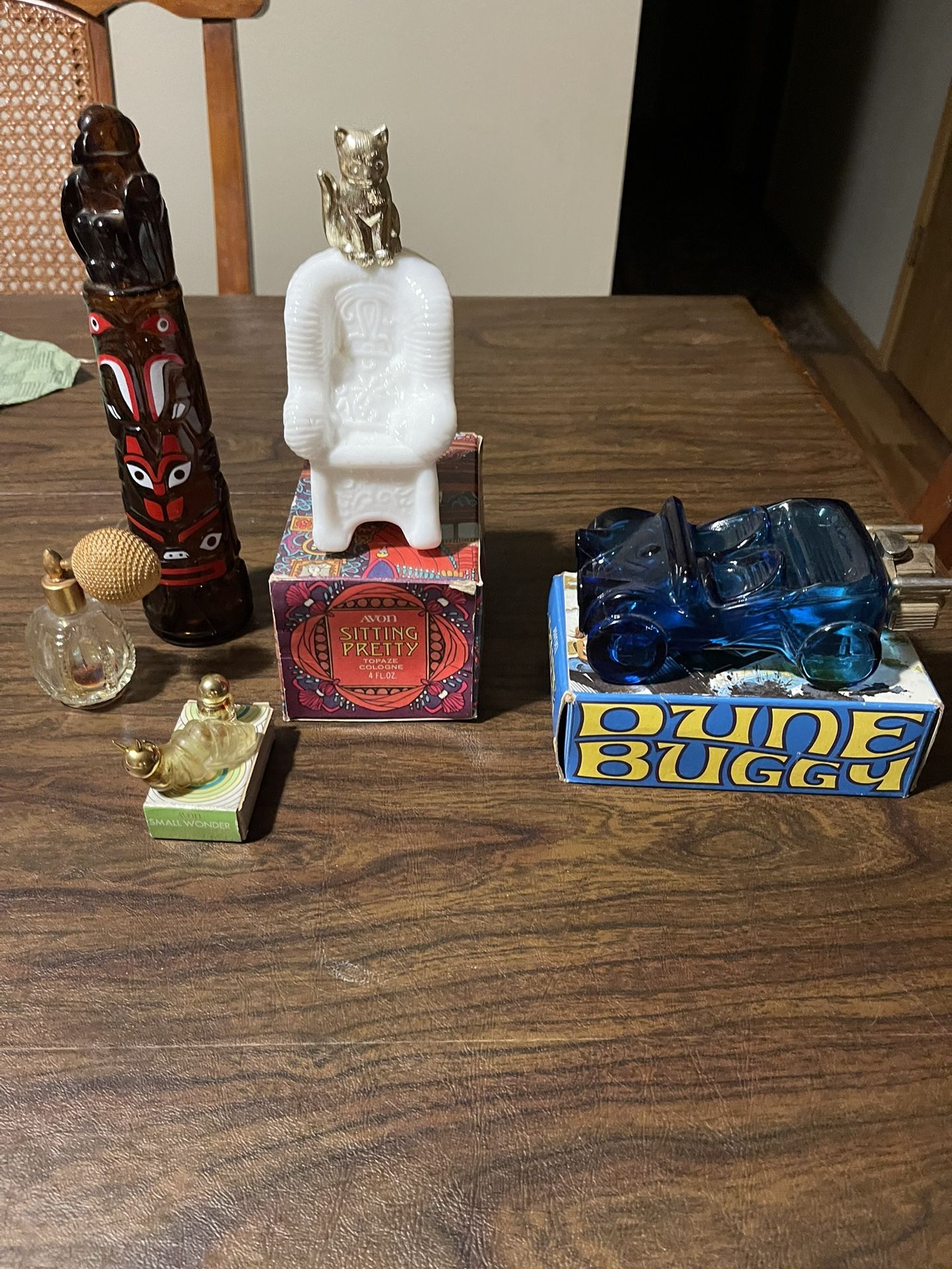 Lot Of 5 Vintage Perfume Bottles