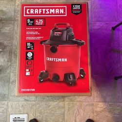 Brand New Craftsman 9 Gallon Wet/Dry Shop Vac 4.25 HP $80