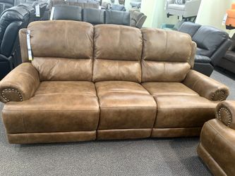 Power Reclining Sofa & Love Seat Set