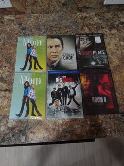 6 Lot Of DVDs- 5 New Sealed And 1 Like New With Slip Cover 