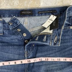 Banana Republic Barrel Jeans 27 NWT