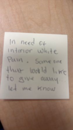 In need of white interior paint