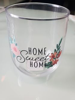 "Home Sweet Home" Wine Glass