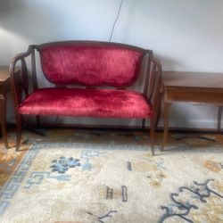 Antique Chair & Settee $100