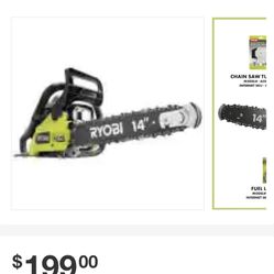 RYOBI 14 in.  Chainsaw