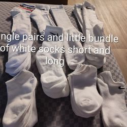Single And Bundle Of Mens Socks