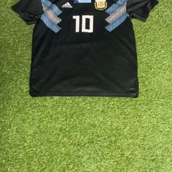 2018 Adidas Argentina Away Soccer Jersey Lionel Messi Men’s Medium
