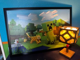 Roblox frame and desk lamp $15