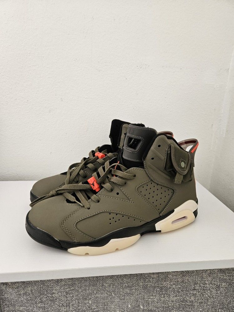 Travis Scott x Air Jordan 6 Retro Cactus Jack Medium Olive