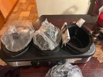 Triple slow cooker (JCpenney)