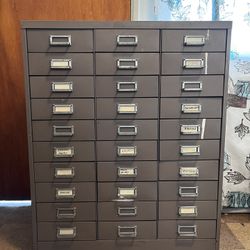 Metal Organizing Drawer Cabinet