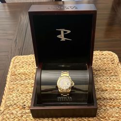 Invicta Reserve Diver, Model 4467, Gold Tone, 45mm