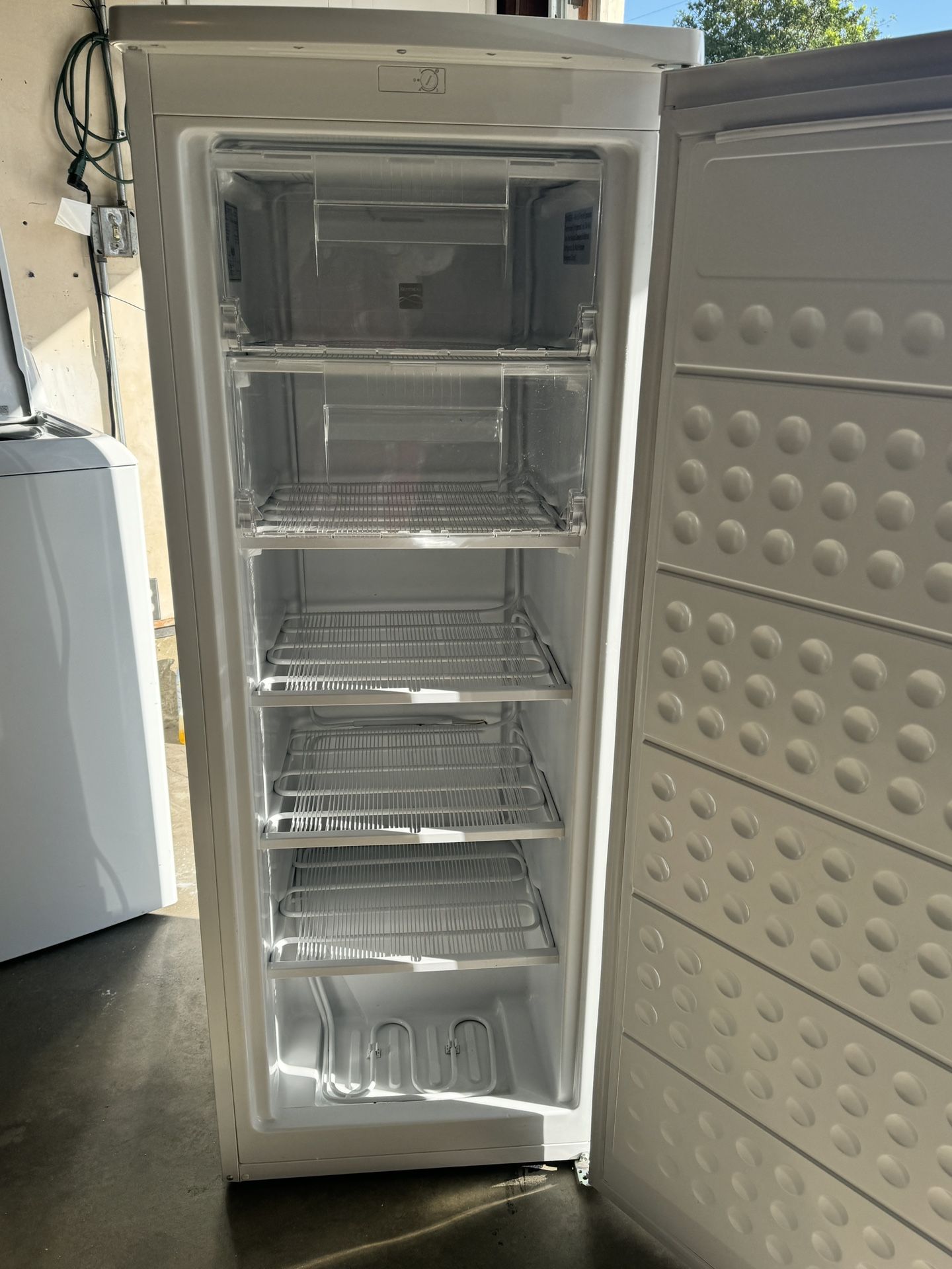 White Kenmore Freezer